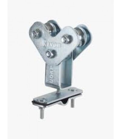 üç tekerli kablo makarası, yuvarlak kablo halat makarası, çelik saddle araba, 10–12 mm halat araba, festoon kablo taşıma, halatlı taşıma arabası, galvanizli çelik kablo araba, R500R044 kablo araba, vincyedekleri kablo makarası, endüstriyel kablo taşıma makarası