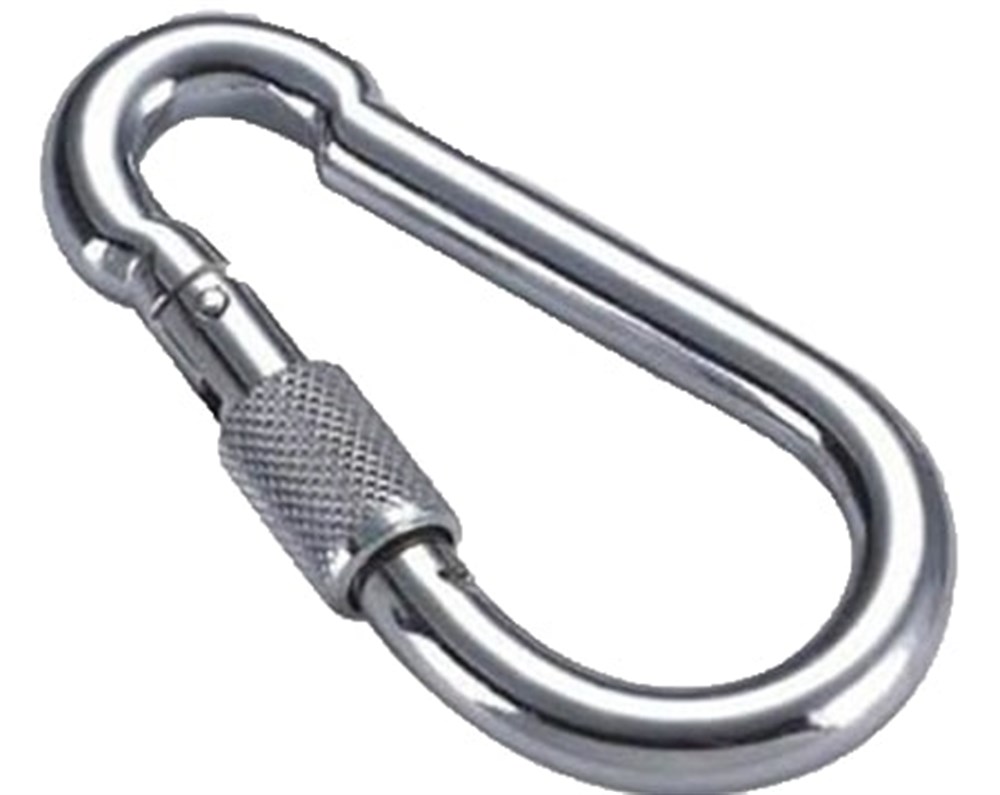 vidalı karabina, vida kilitli karabina, paslanmaz vidalı karabina, galvanizli vidalı karabina, güvenlik kilitli karabina, 10x100 vidalı karabina, 6x60 vidalı karabina, vinç karabina, endüstriyel karabina, kamp karabinası, marin karabina, bağlantı kancası